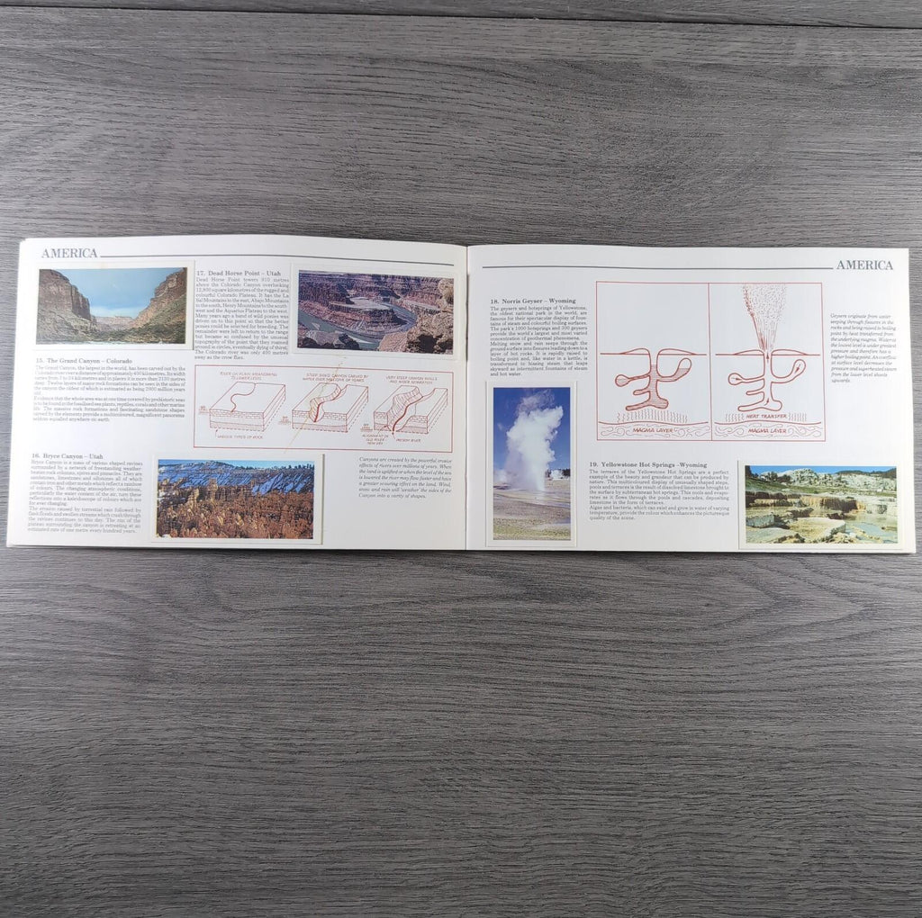 Brooke Bond Tea Picture Cards Album Features Of The World Complete Set