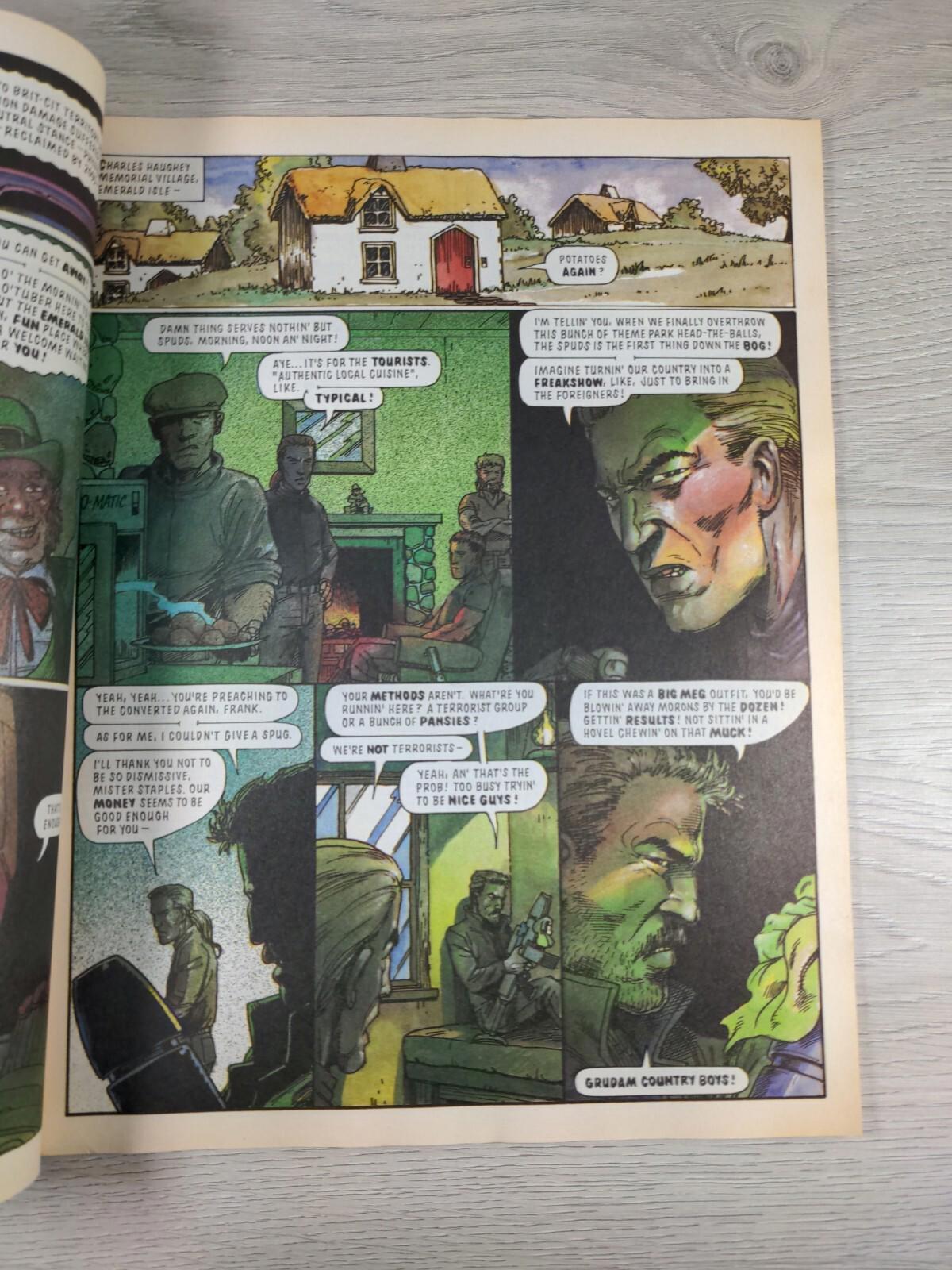 2000AD Featuring Judge Dredd Prog 728 April 1991 Vintage Comic - Retrorama UK