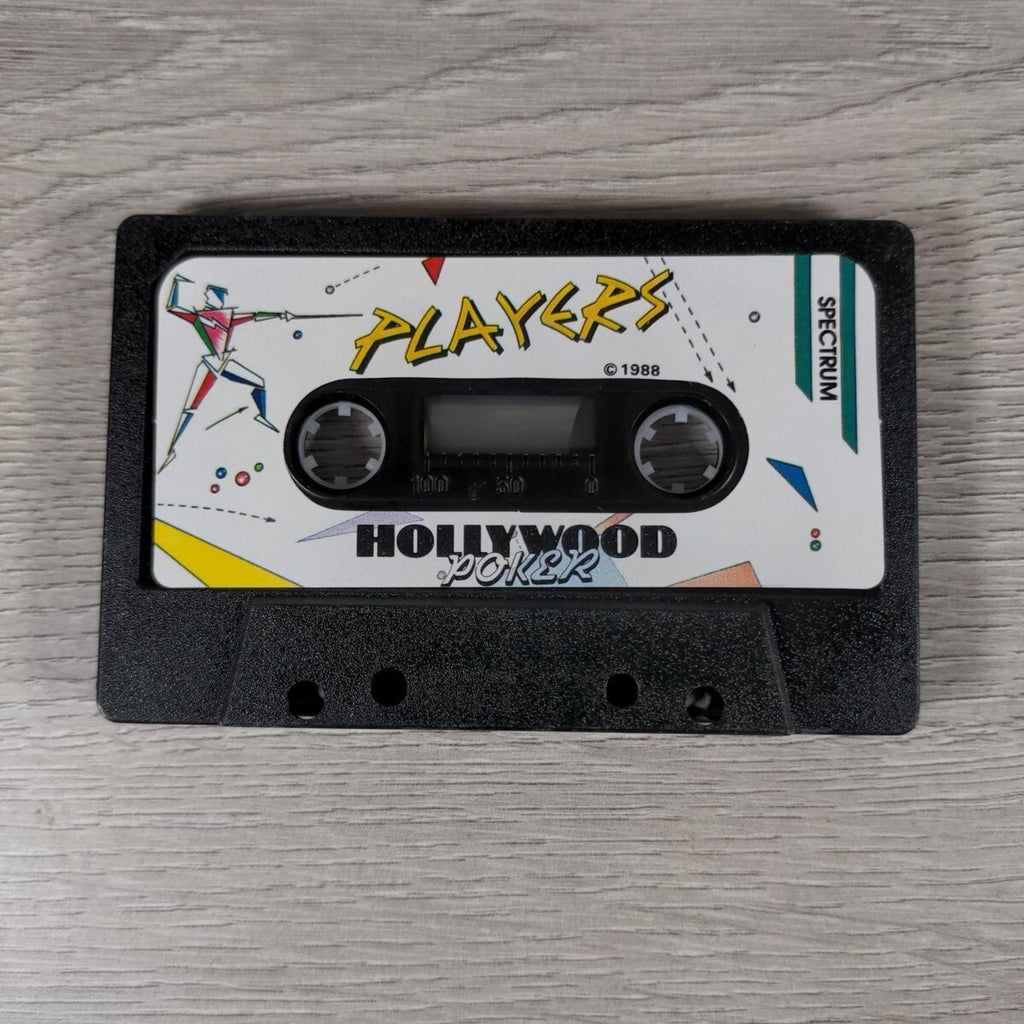 Hollywood Poker ZX Spectrum 48K 128K Video Game Cassette Tested & Working