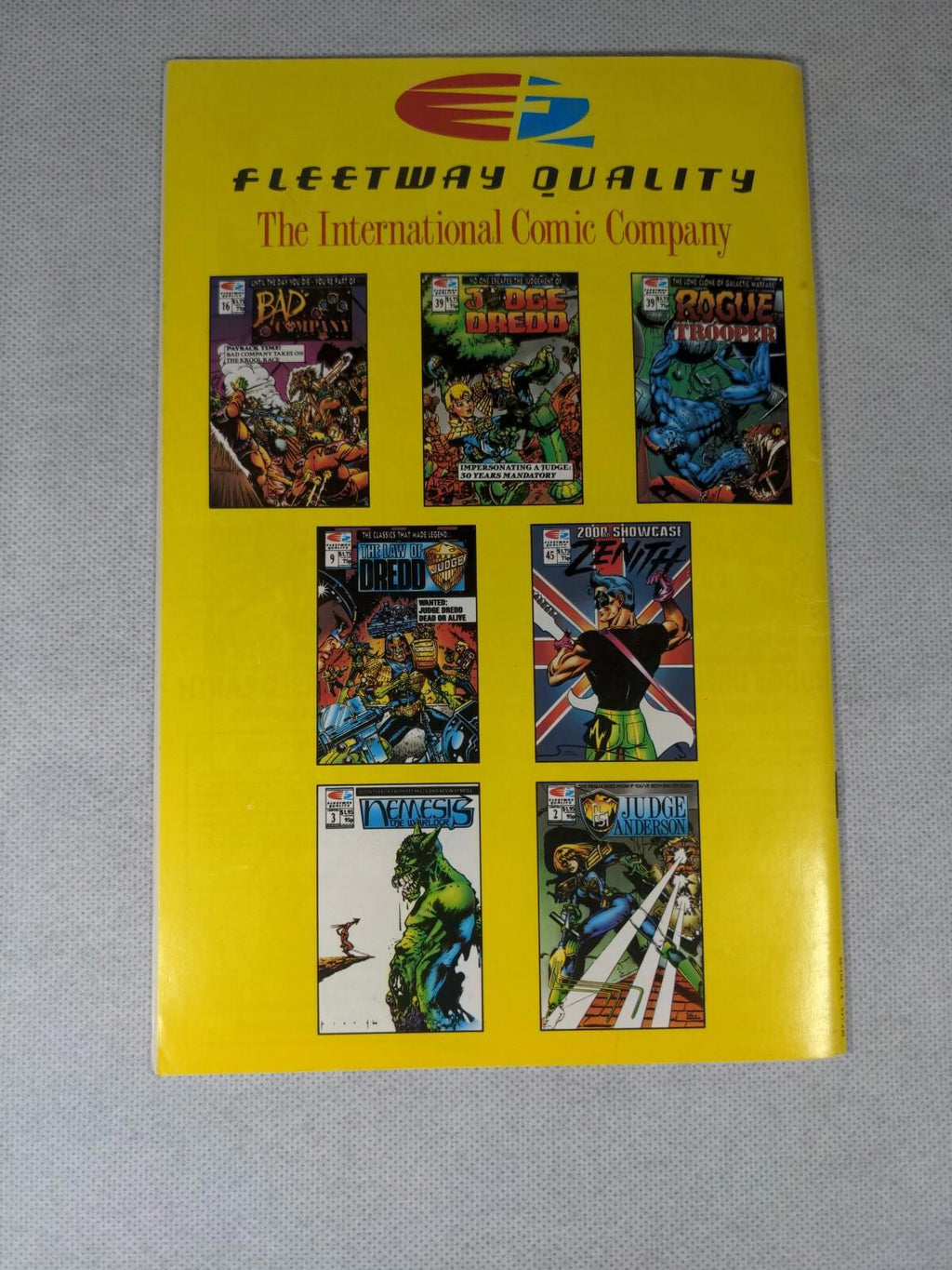 Nemesis The Warlock # 3 Fleetway Quality Comics 1989 Alien Terror Mils & O'Neil - Retrorama UK
