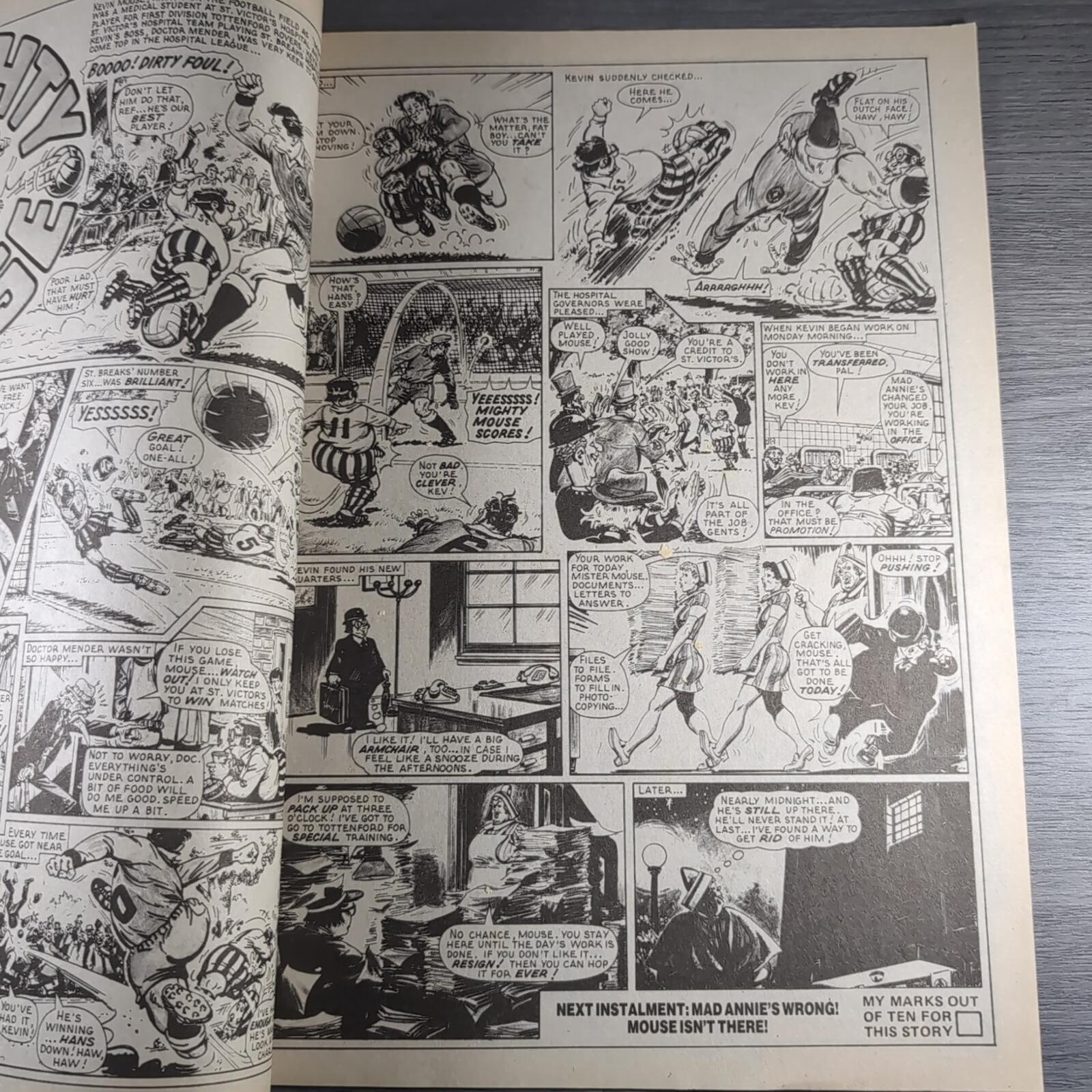 Roy of The Rovers 9th February 1985 Vintage Comic IPC Magazines