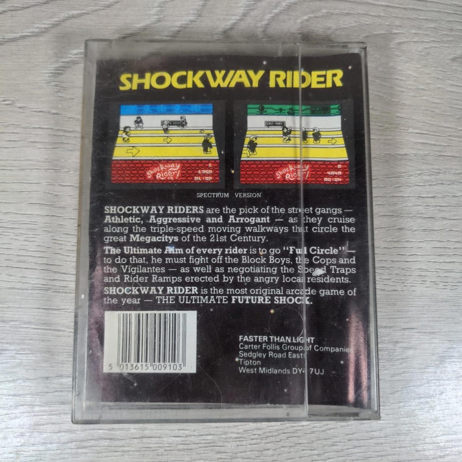 Shockway Rider FTL ZX Spectrum Game Cassette Tested & Working