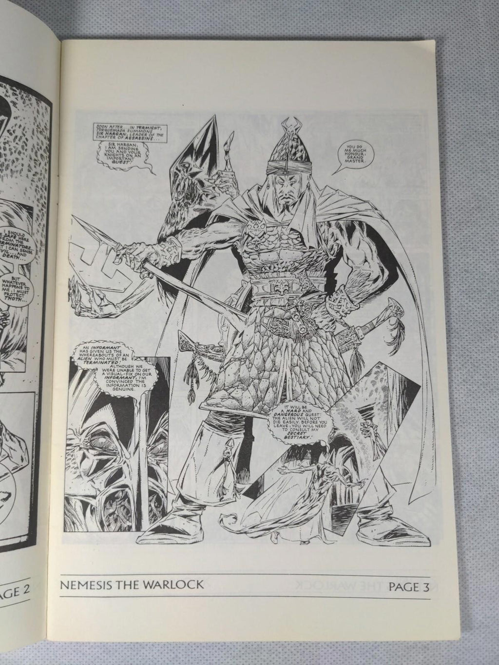 Nemesis The Warlock #4 Fleetway Quality Comics Alien Terror Mils & O'Neil - Retrorama UK