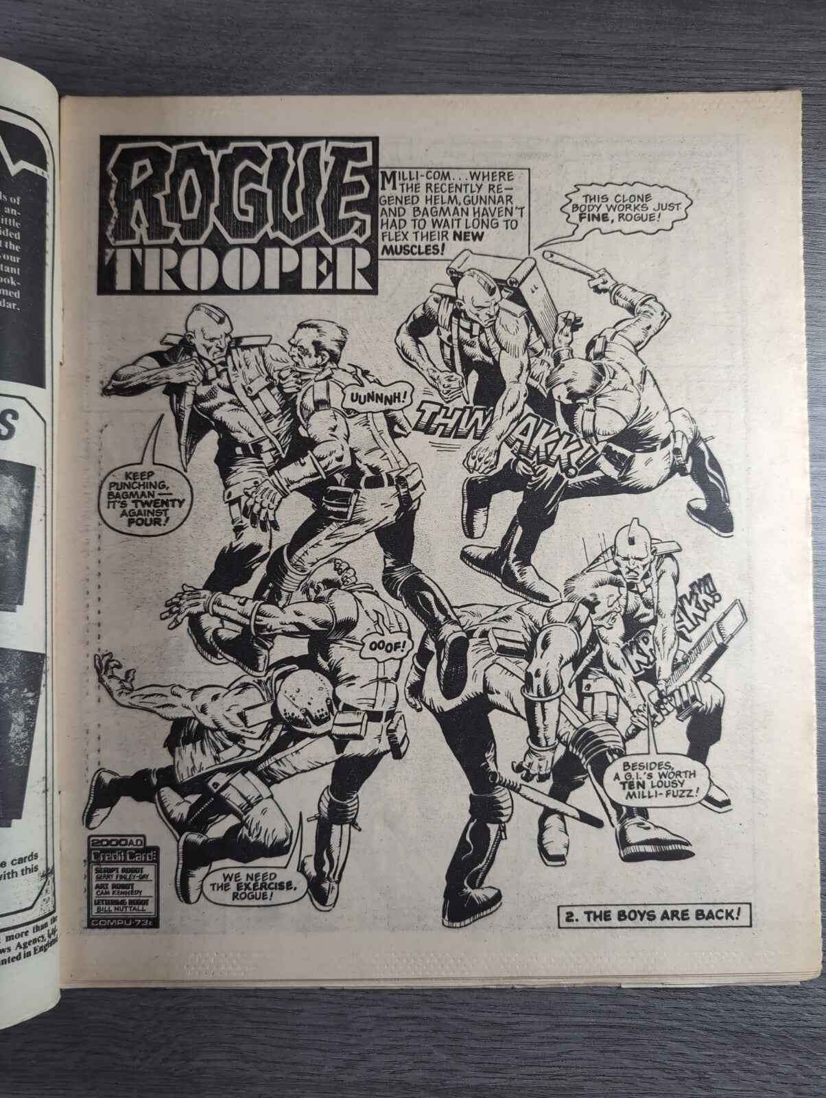 2000AD Prog 402 Featuring Judge Dread Comic 26th Jan 1985 Vintage Retro Comic