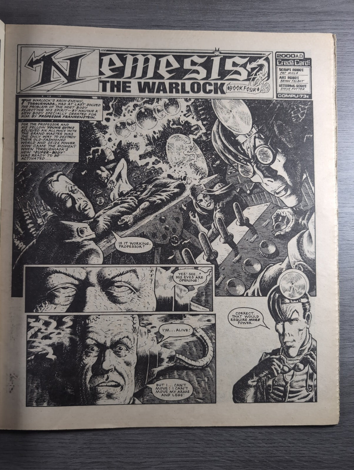 2000AD Prog 398 Featuring Judge Dredd Comic 29th Dec 1984 Vintage Retro Comic