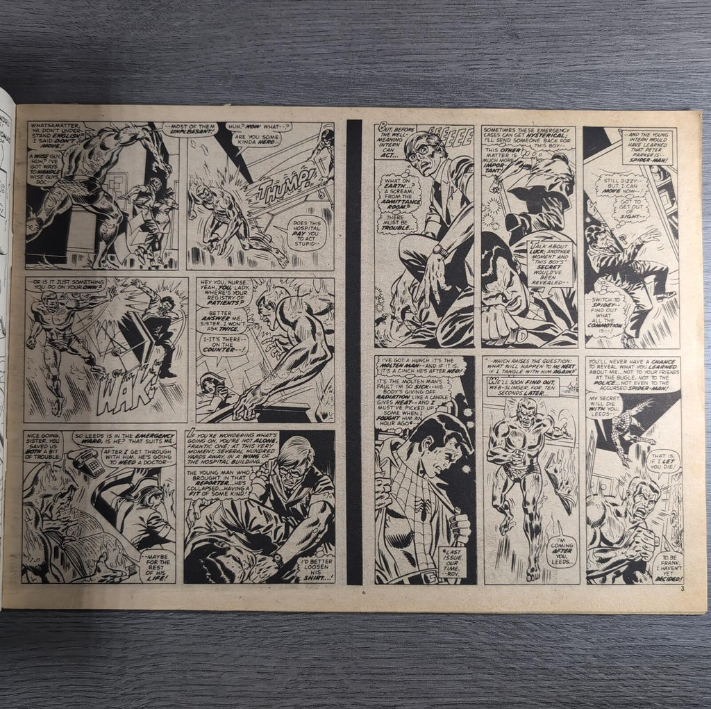Super Spider-Man With The Super Heroes No. 182 Marvel Comics 4th August 1976