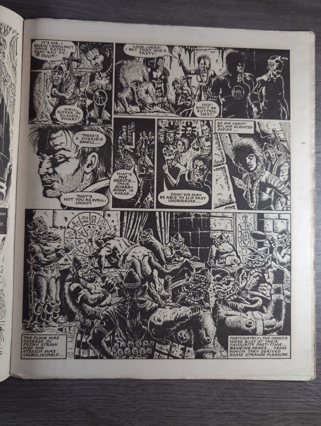 2000AD Prog 449 Featuring Judge Dread Comic 21st Dec 1985 Vintage Retro Comic