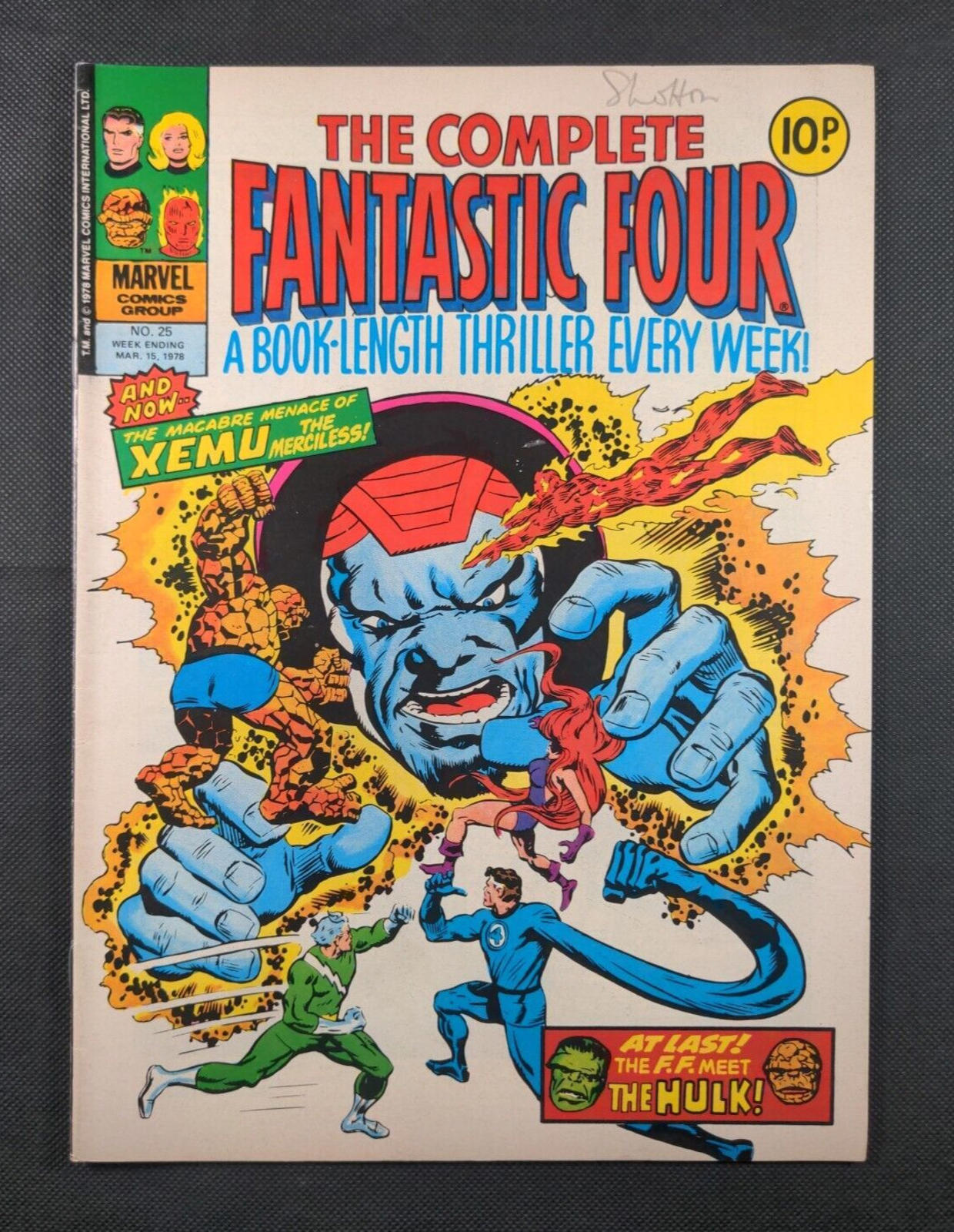 Marvel Comics The Complete Fantastic Four Issue No 25 March 1978 Vintage Comic