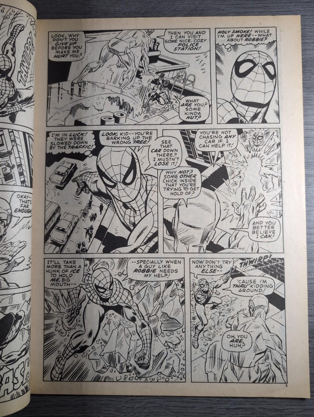 Spider-Man Comics Weekly No 122 Marvel Comics UK 14th June 1975 Vintage Comic