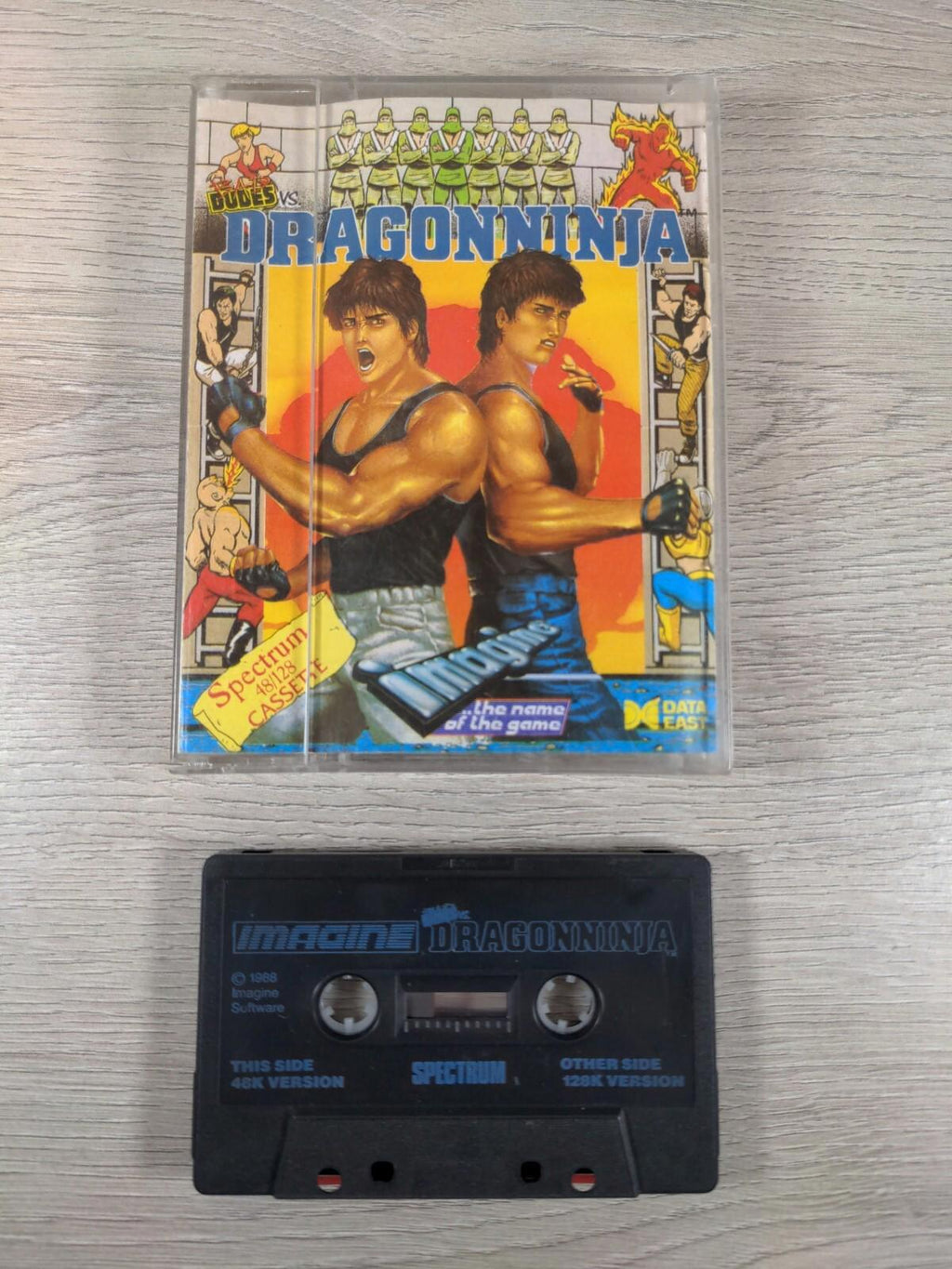 Bad Dudes Vs Dragon Ninja ZX Spectrum 48k 128k Game Cassette Tested & Working
