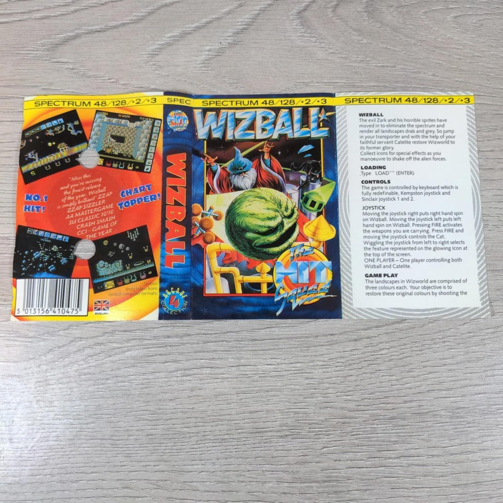Wizball ZX Spectrum 48/128K Game Cassette The Hit Squad Tested & Working