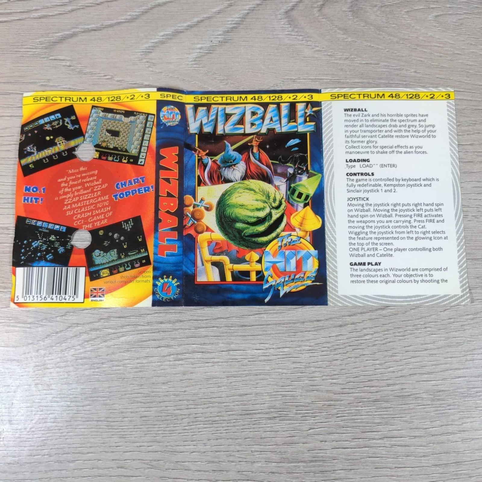 Wizball ZX Spectrum 48/128K Game Cassette The Hit Squad Tested & Working
