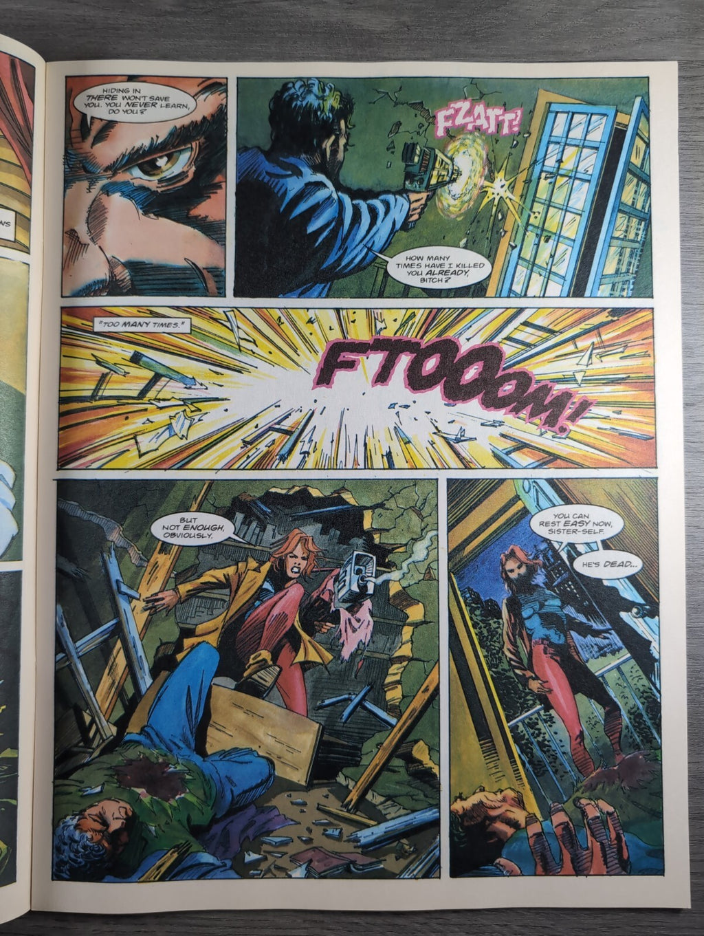2000AD Prog 866 Featuring Judge Dredd Comic 18th Dec 1993 Vintage Retro Comic