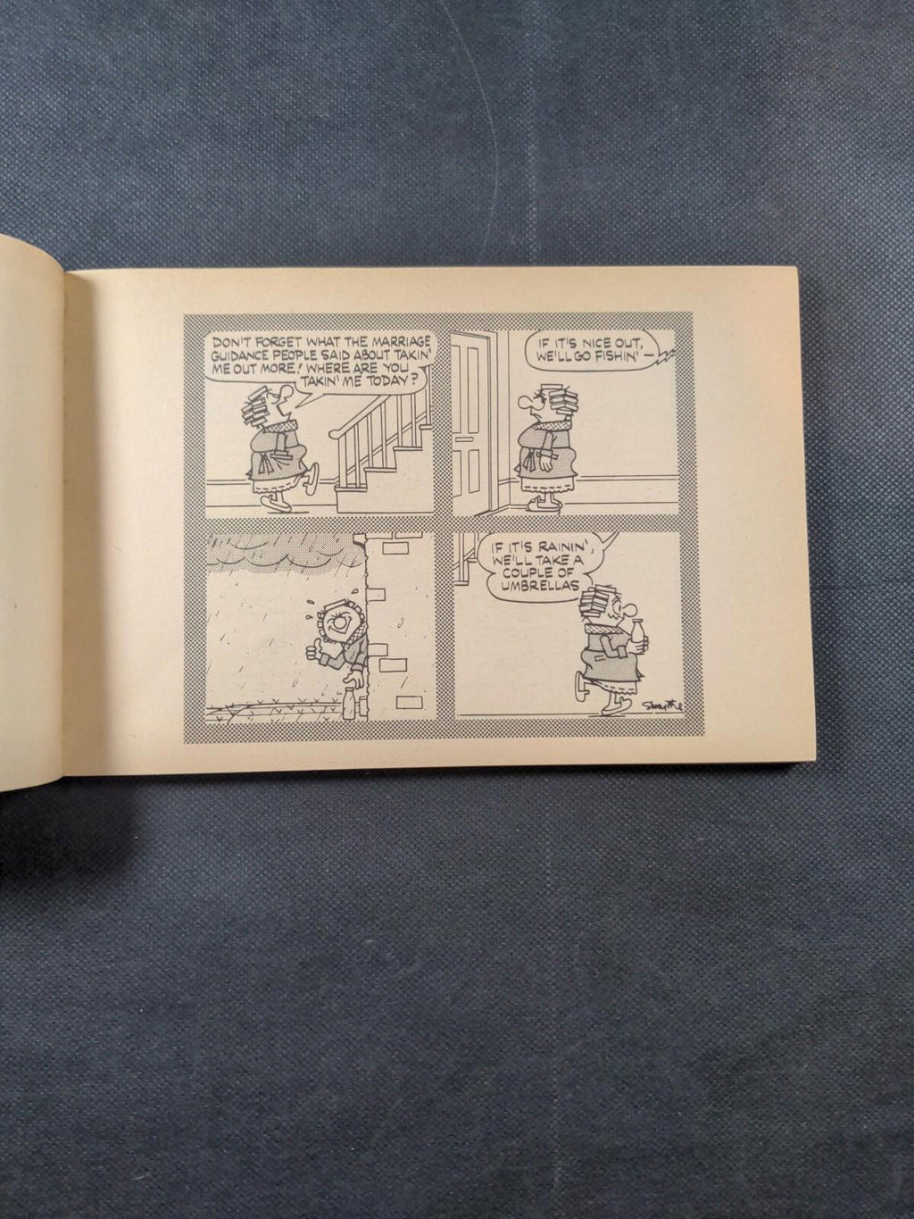 Andy Capp Cartons By Reg Smythe Issue No 43 Vintage Paperback ComiBook Year 1979 - Retrorama UK