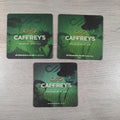Caffreys 3 x Vintage Beer Mats Pub Bar Coaster Breweriana - Retrorama UK