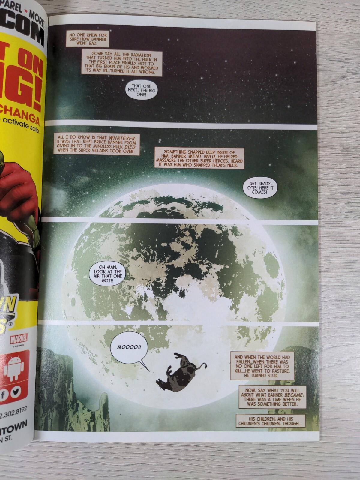Marvel Comics Old Man Logan Issue No 2  Lemire  Sorrentino  Maiolo 2016