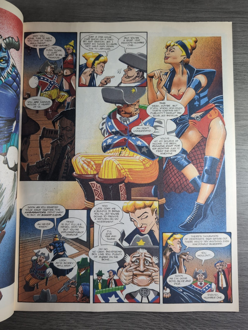 2000AD Prog 819 Featuring Judge Dredd Comic 23rd Jan 1993 Vintage Retro Comic