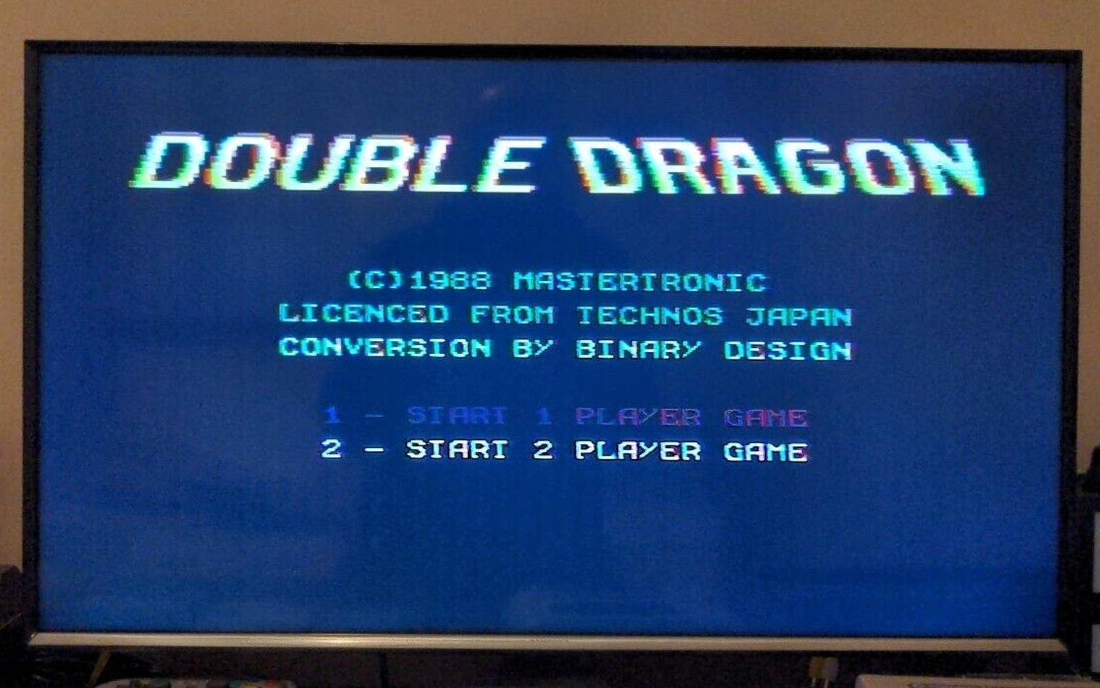 Double Dragon Commodore 64 C64 Video Game Cassette Only Tested & Working