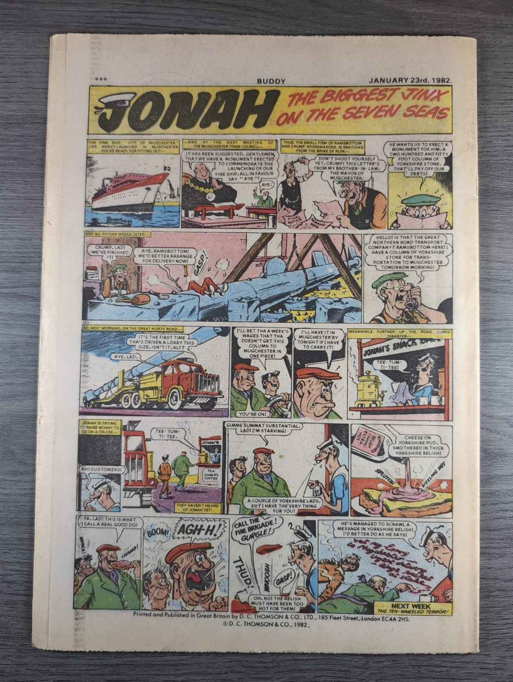 Buddy Comic Issue No 50 23rd January 1982 Vintage Retro Comic