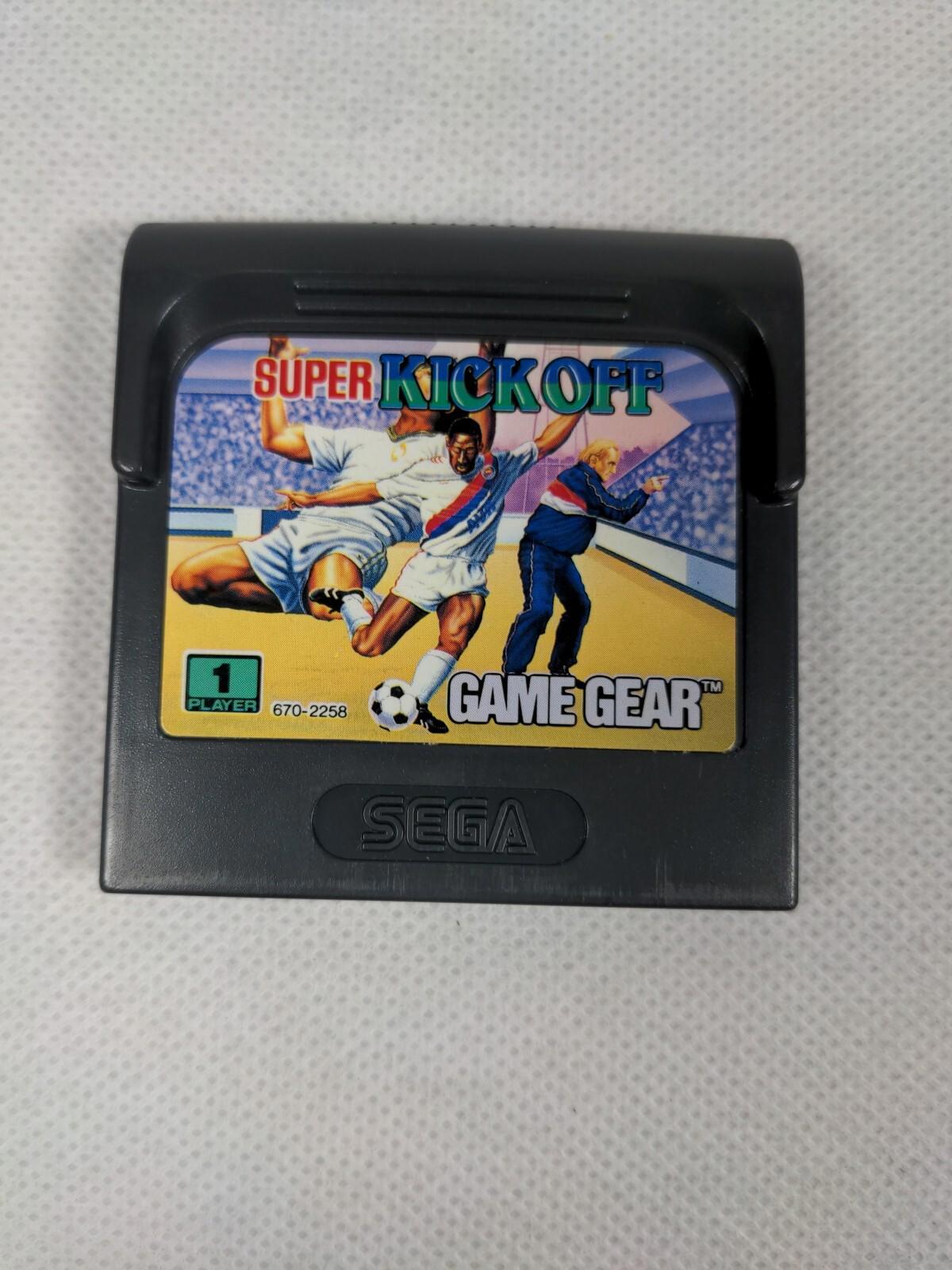 Super Kick Off Sega Game Gear Game + Manual Tested & Working Vintage Game