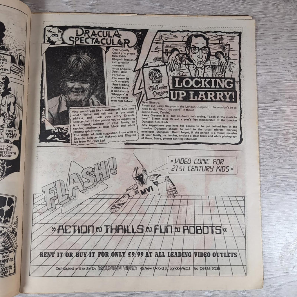 Scream! Comic Issue Number 11 2nd June 1984