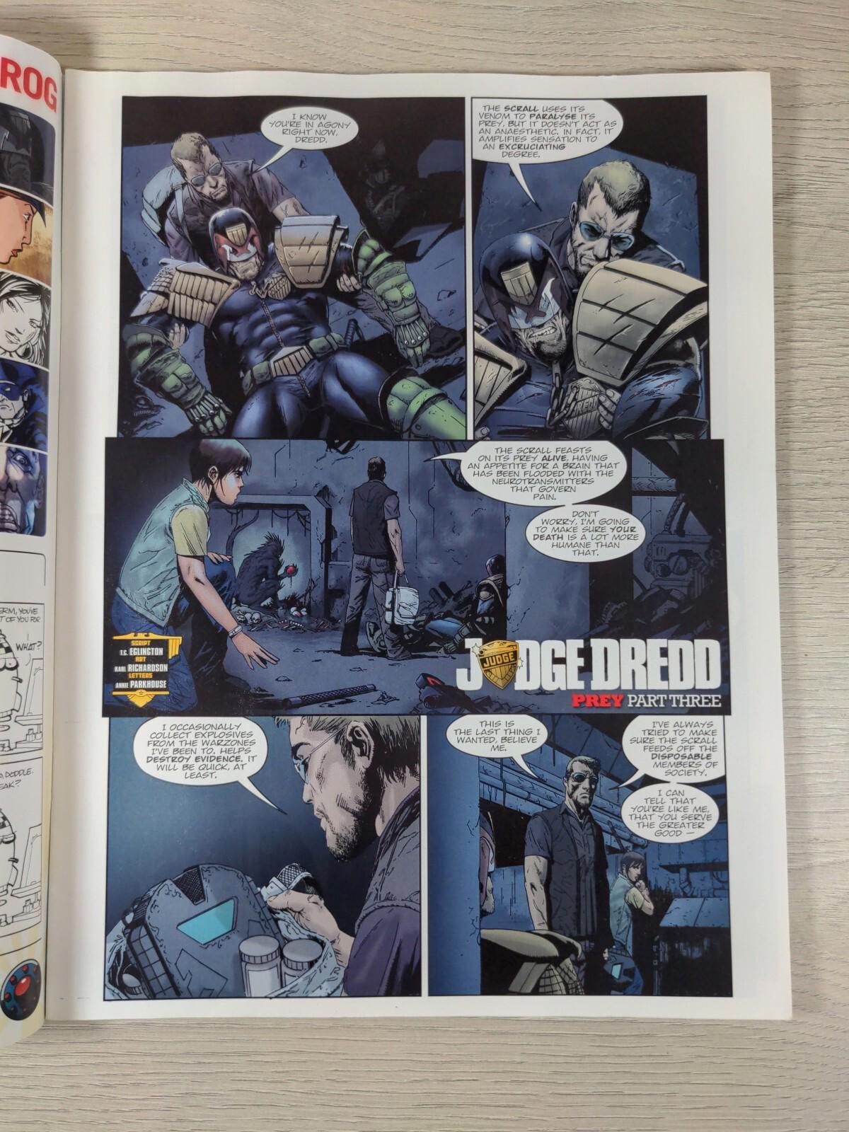 2000AD Comic Scrall You Can Eat Prog 1857 Date 6th November 2013