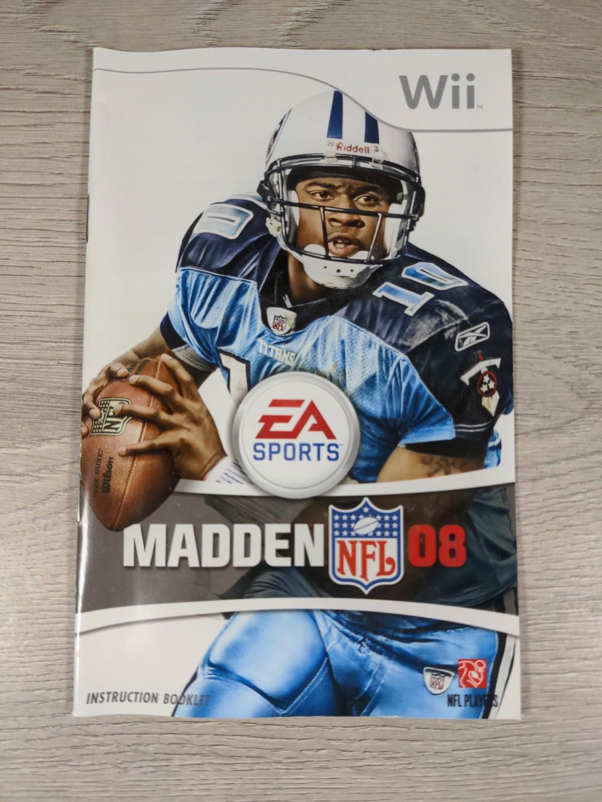 Madden NFL 08 Nintendo Wii Game American Football EA Sports