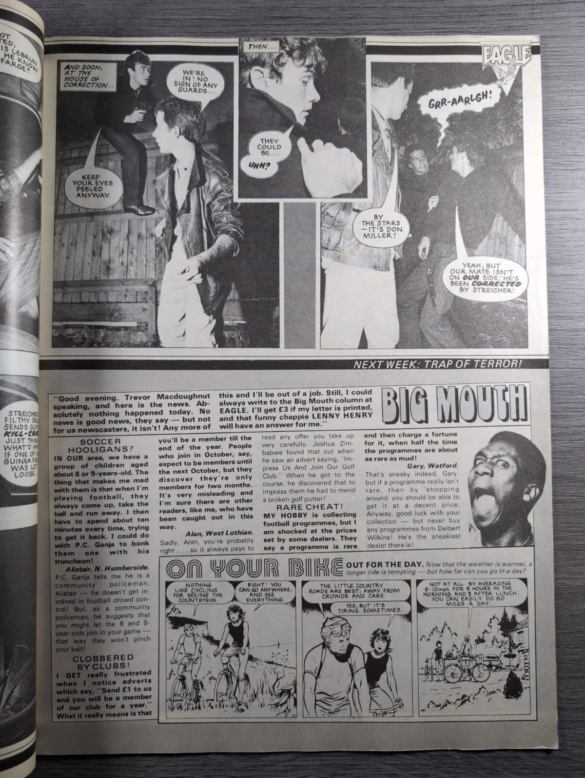 Eagle Comic 6th August 1983 Vintage Retro UK Comic