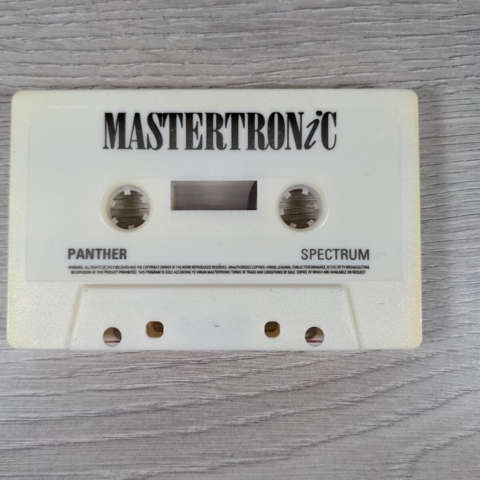 Panther ZX Spectrum 48K 128K Game Cassette Mastertronic Tested & Working
