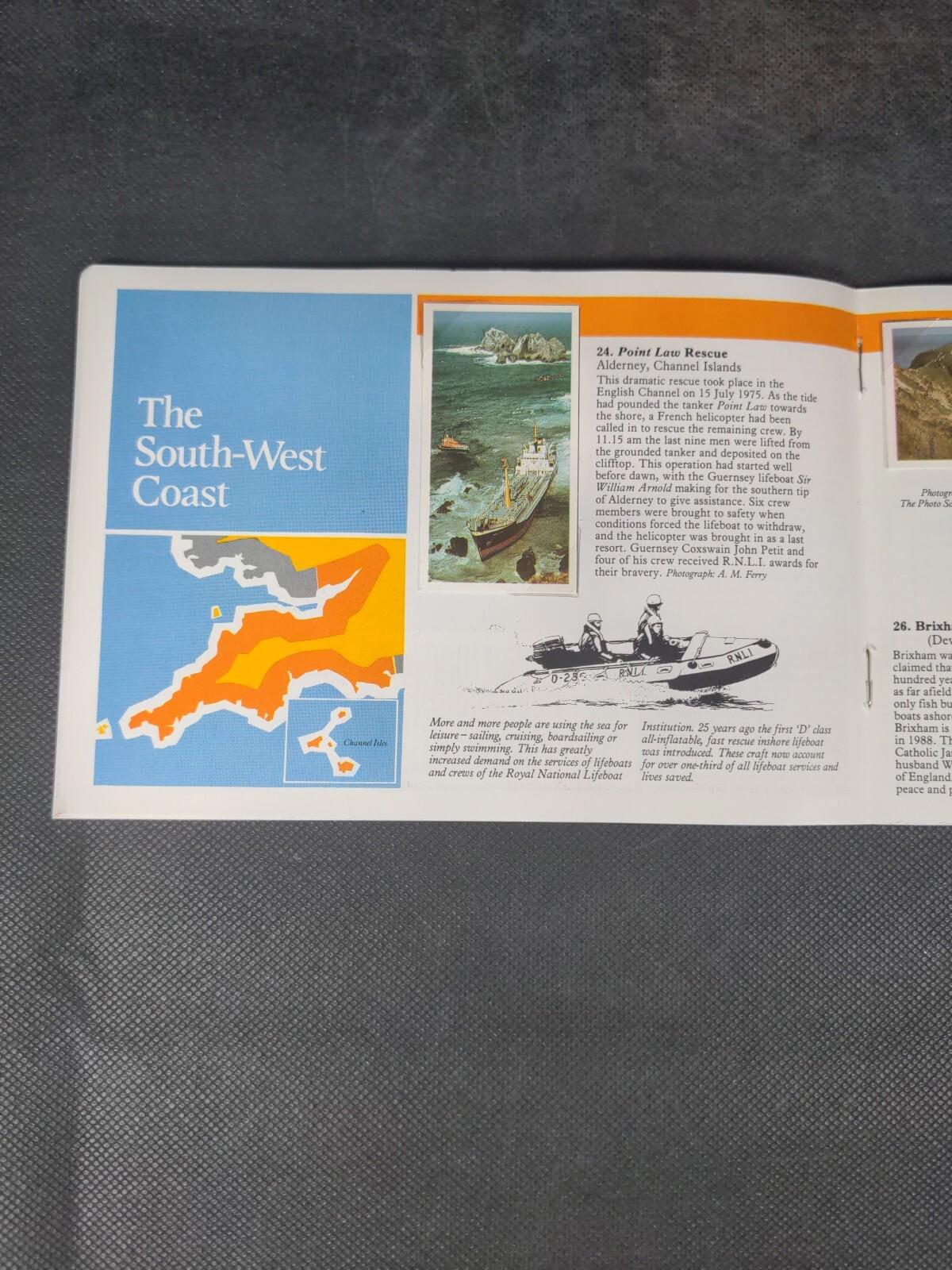 Brooke Bond Tea Cards: Discovering Our Coast PG Tips Album Complete
