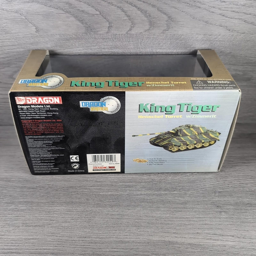 Dragon Armor King Tiger Henschel Turret France 1944 1:72 Scale Model Tank 60049