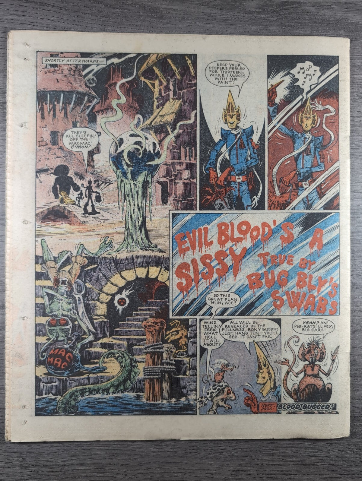 2000AD Prog 382 Featuring Judge Dredd Comic 8th Sept 1984 Vintage Retro Comic