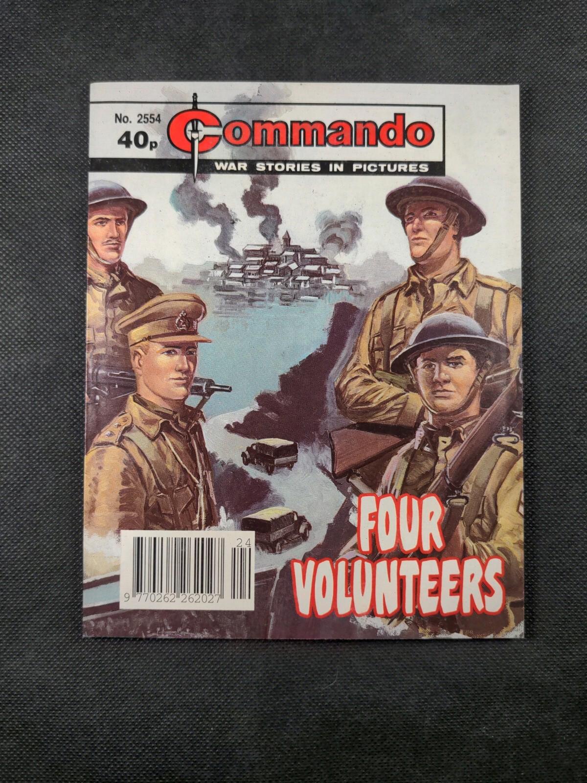 Commando Comic Issue Number 2554 Four Volunteers - Retrorama UK
