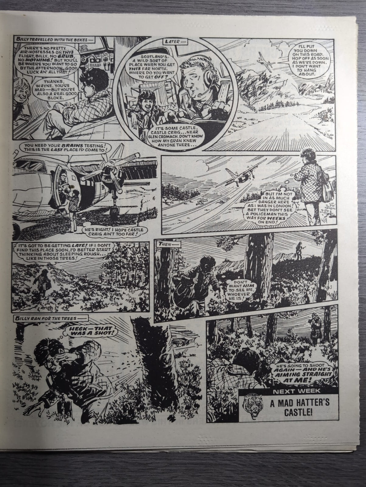 Eagle And Tiger Comic Issue No. 203 8th February 1986 Vintage Retro UK Comic