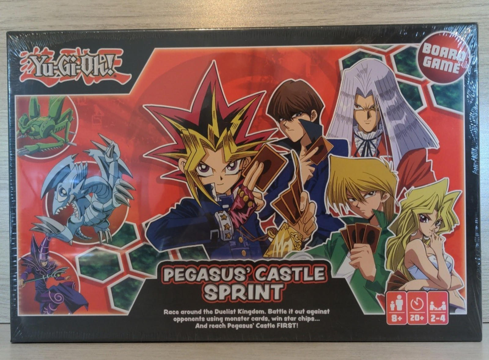 Yu Gi Oh Board Game Pegasus Castle Sprint Yu-Gi-Oh! 2-4 Players Ages  8+