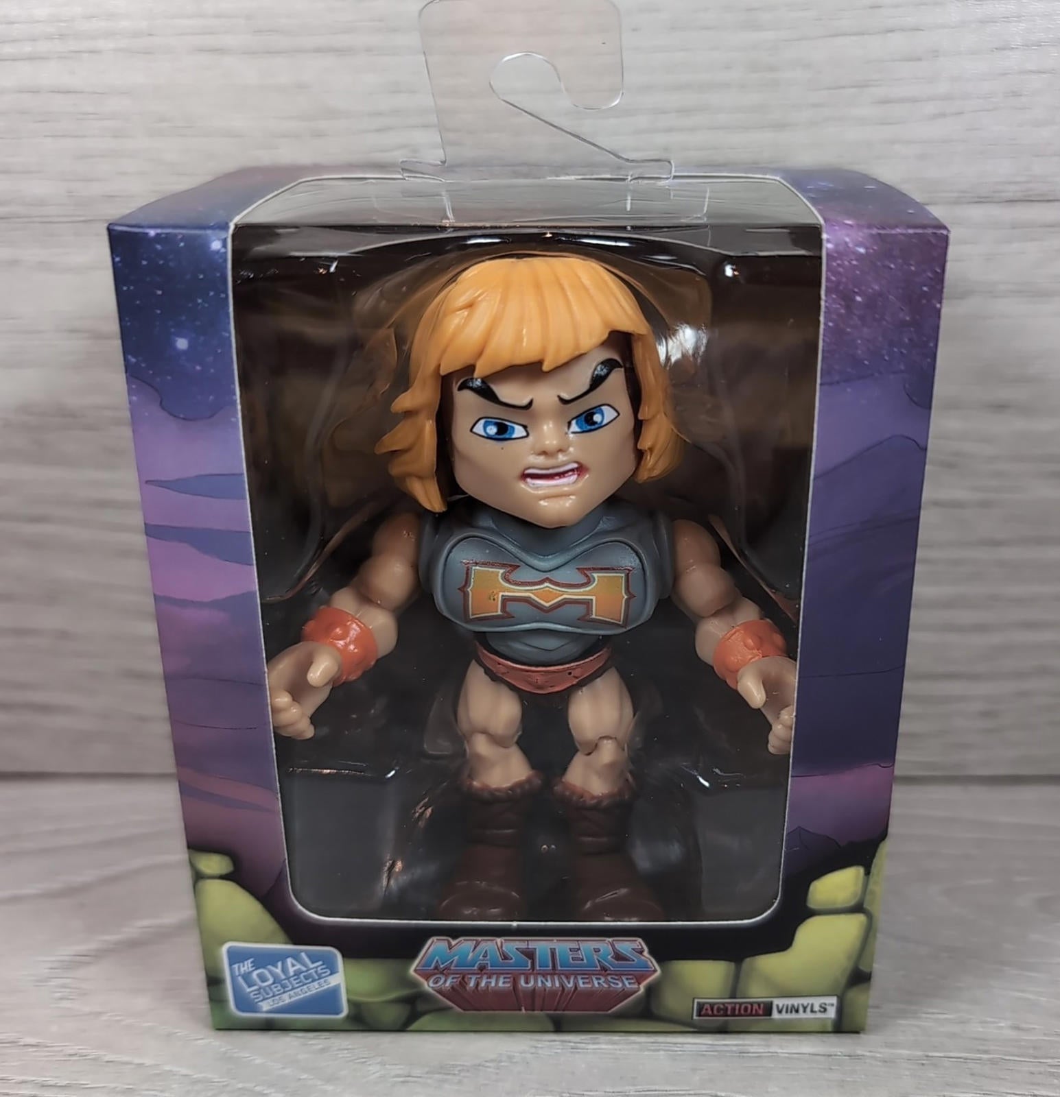 The Loyal Subjects 2019 Masters Of The Universe He-Man 3" Action Vinyl Figure - Retrorama UK