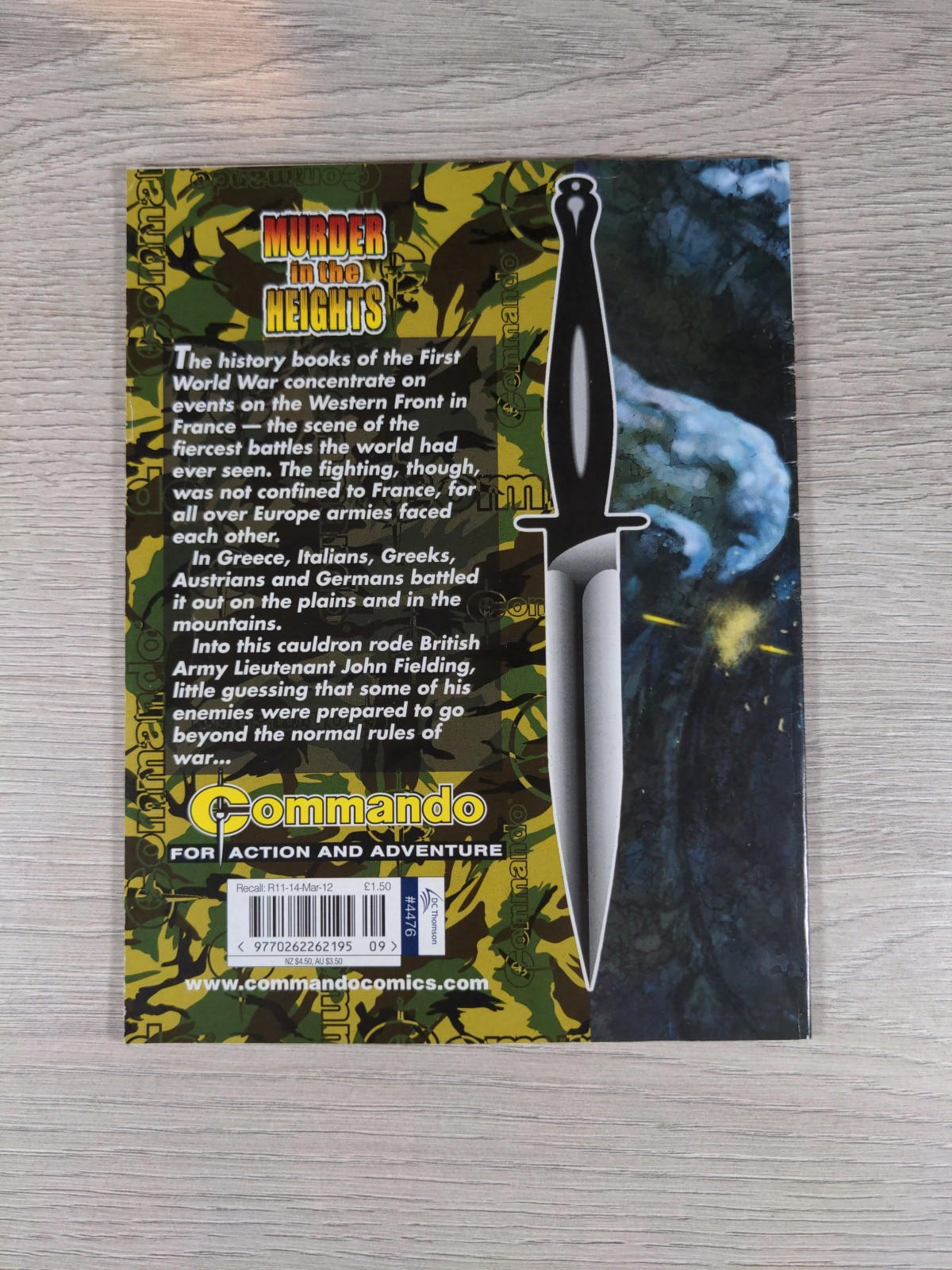 Commando Comic Issue Number 4476 Murder In The Hights - Retrorama UK
