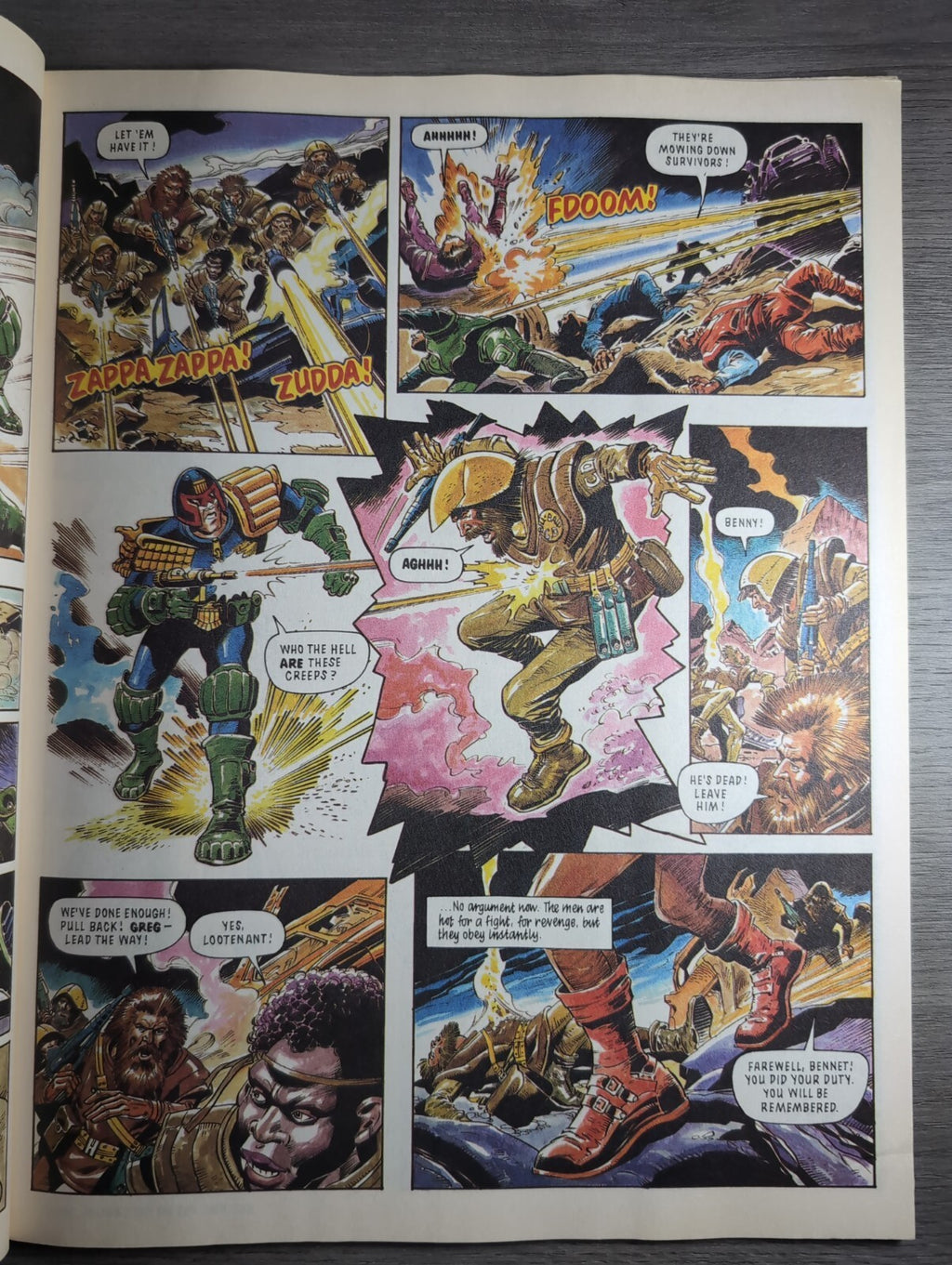 2000AD Prog 723 Featuring Judge Dredd Comic 23rd March 1991 Vintage Retro Comic