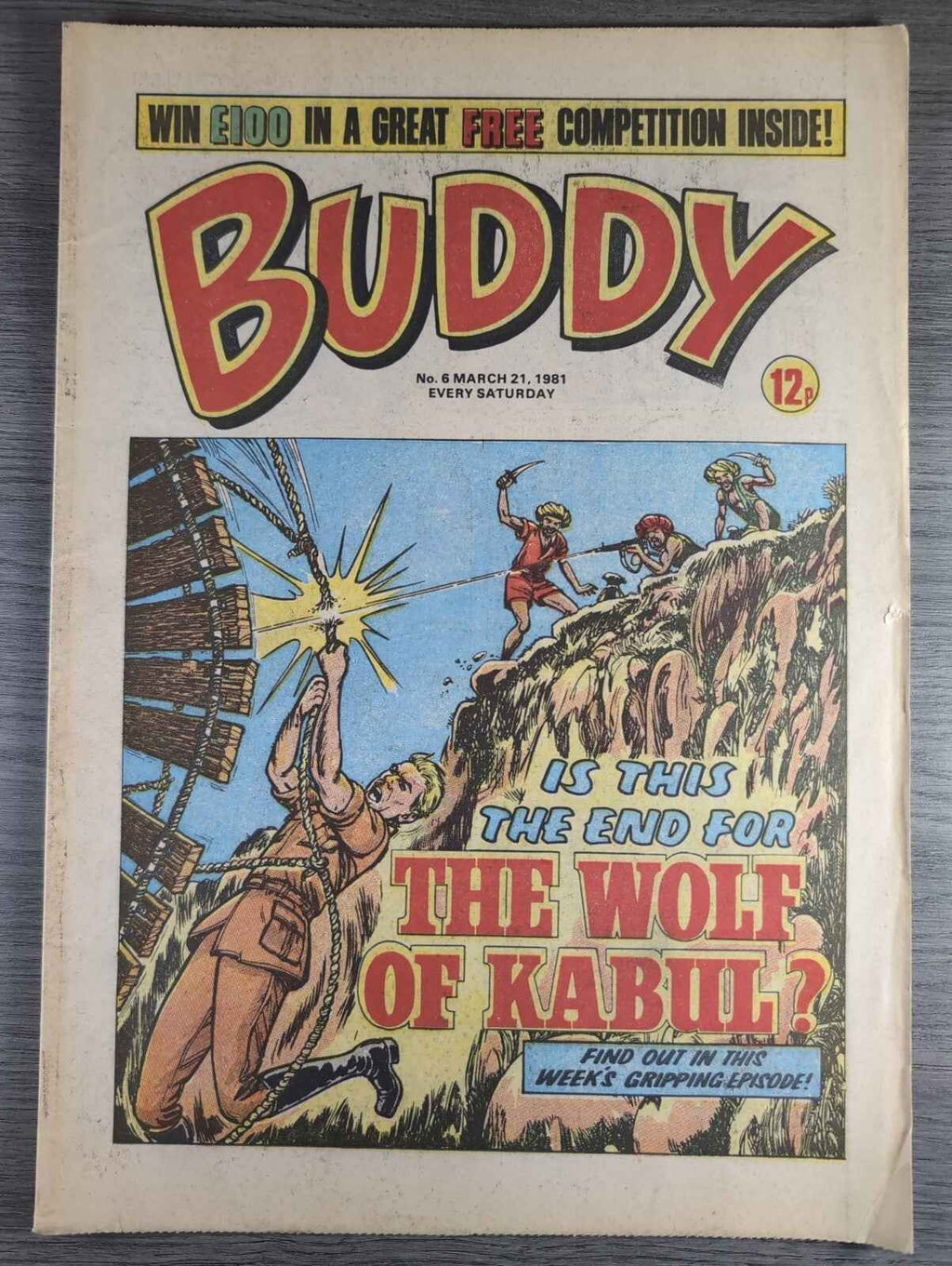 Buddy Comic Issue No 6 21st March 1981 Vintage Retro Comic