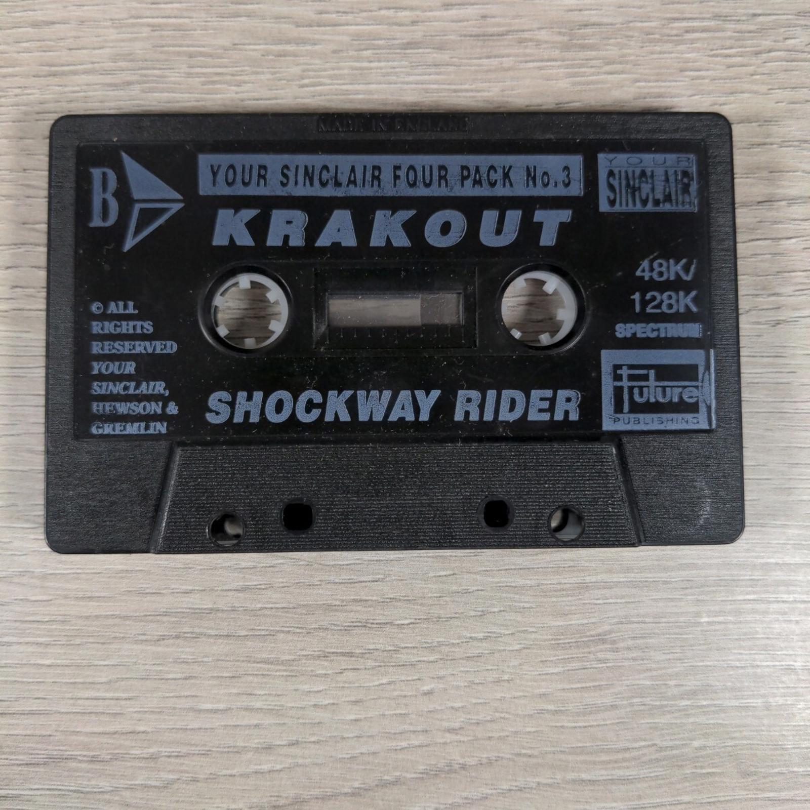Your Sinclair Four Pack No3 Dec 1990 ZX Spectrum Game Cassette Tested & Working - Retrorama UK