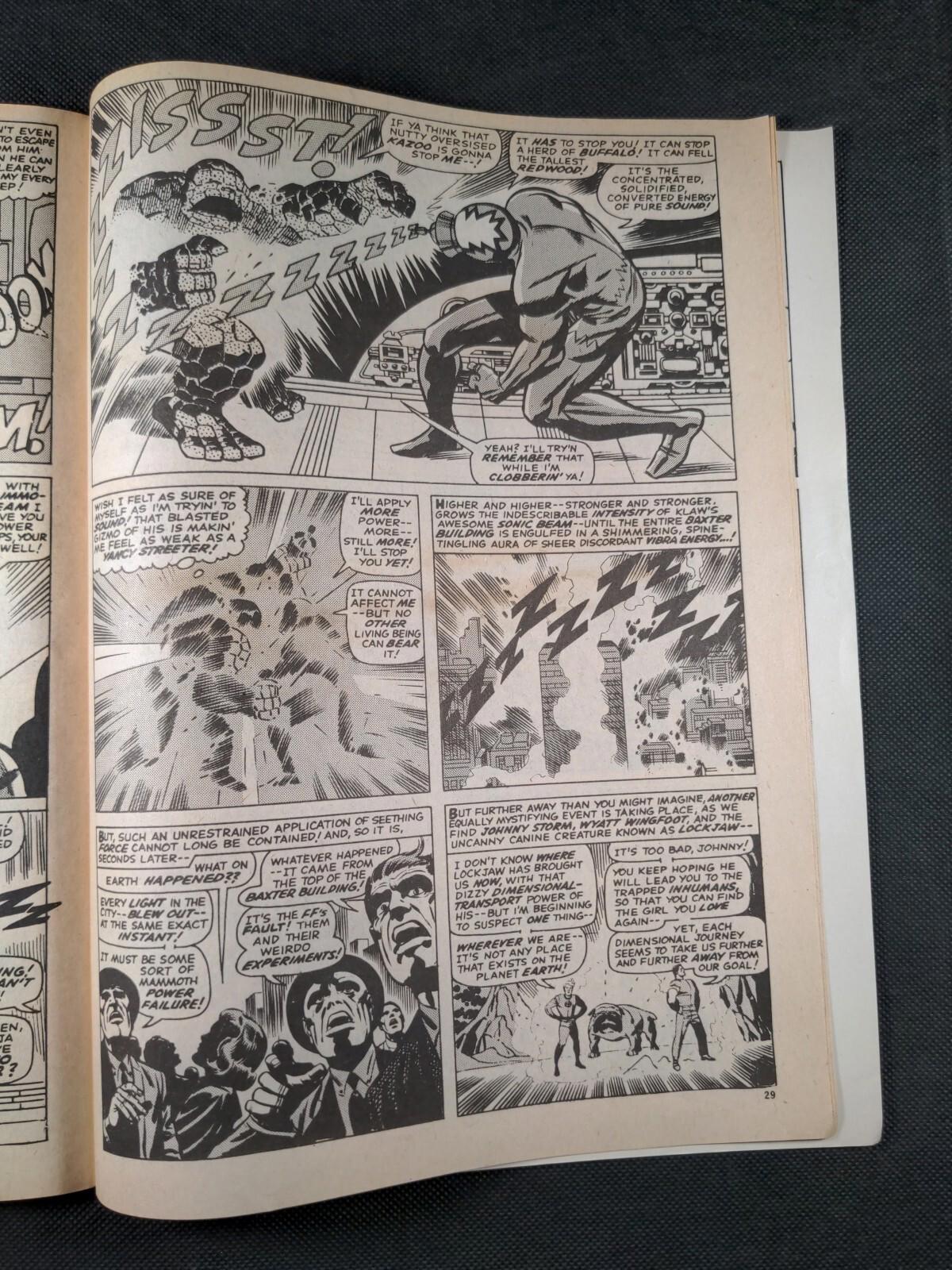 Mighty World of Marvel Issue No 120 January 1975 Marvel UK Vintage Comic