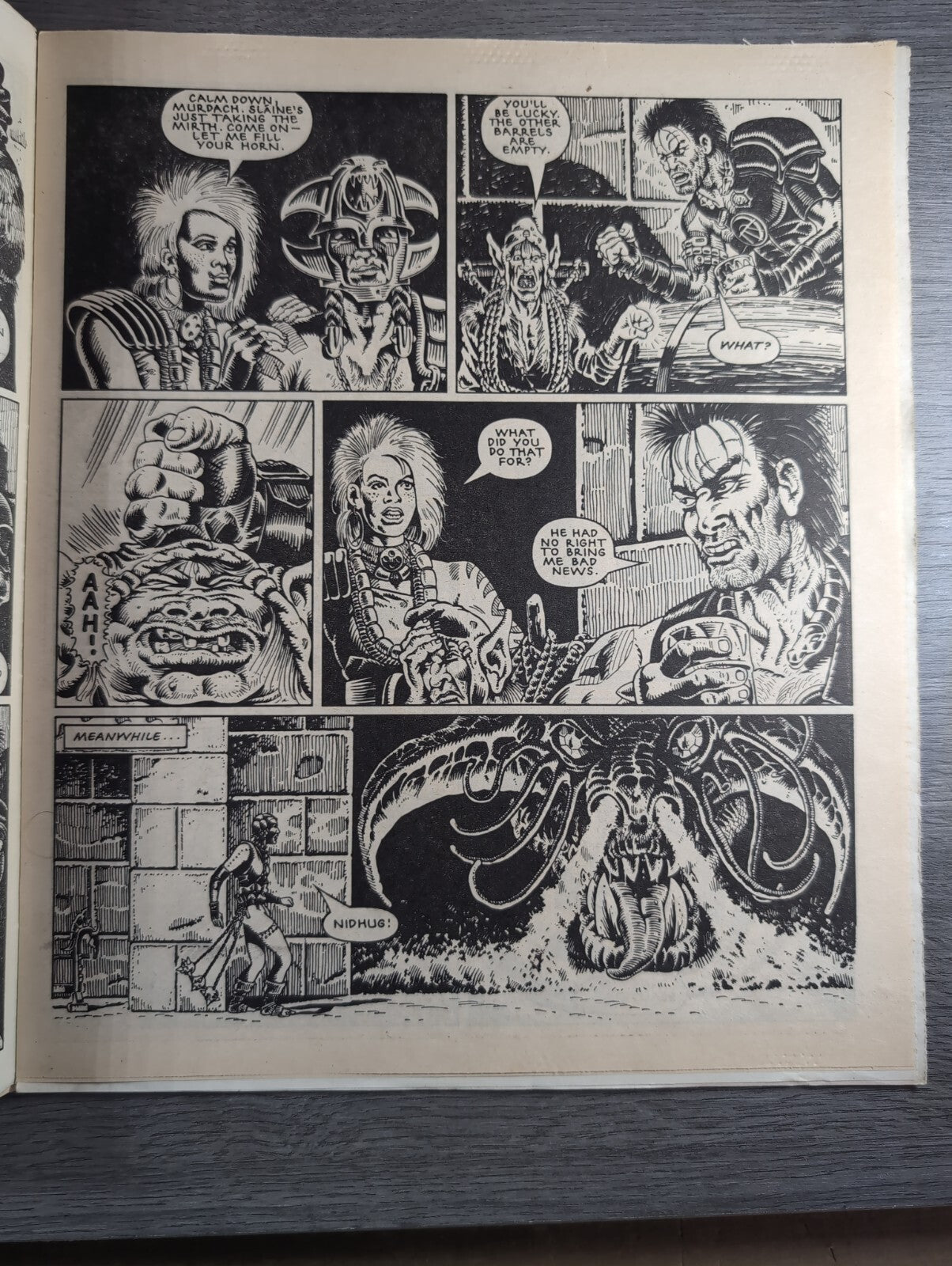 2000AD Prog 455 Featuring Judge Dread Comic 1st Feb 1986 Vintage Retro Comic