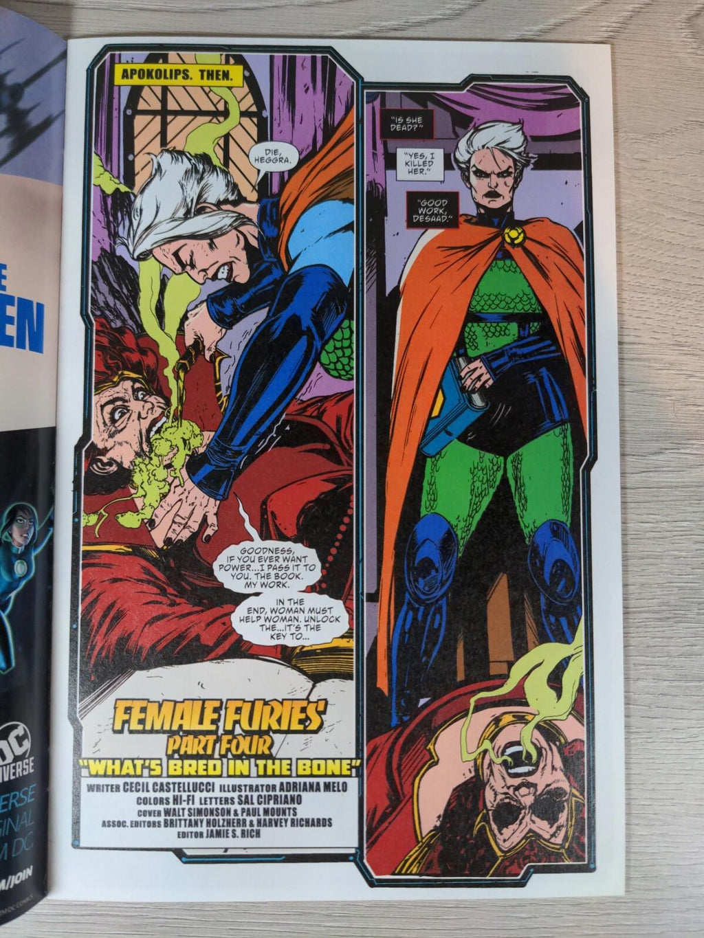 DC Universe - Female Furies Comic issue 4 - The Escape Of Mister Miracle - 2019 - Retrorama UK