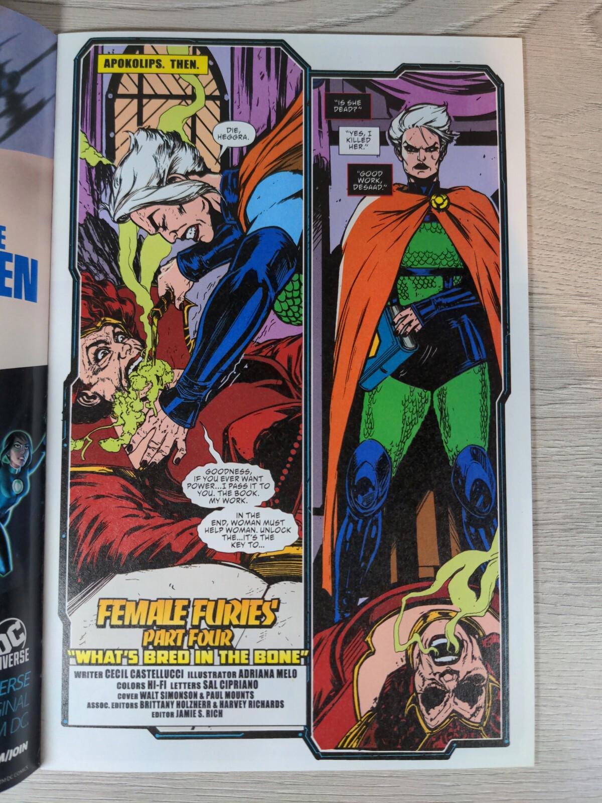 DC Universe - Female Furies Comic issue 4 - The Escape Of Mister Miracle - 2019 - Retrorama UK
