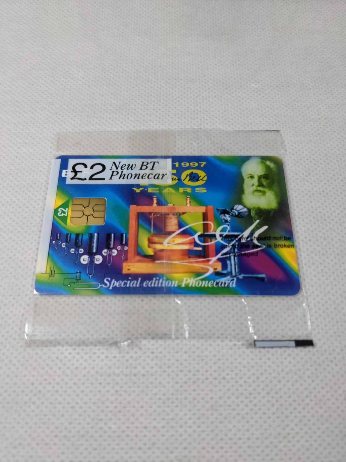 BT Phone Card  Special Edition Unused Vintage £2 Chip Phonecard Unopened Sealed - Retrorama UK