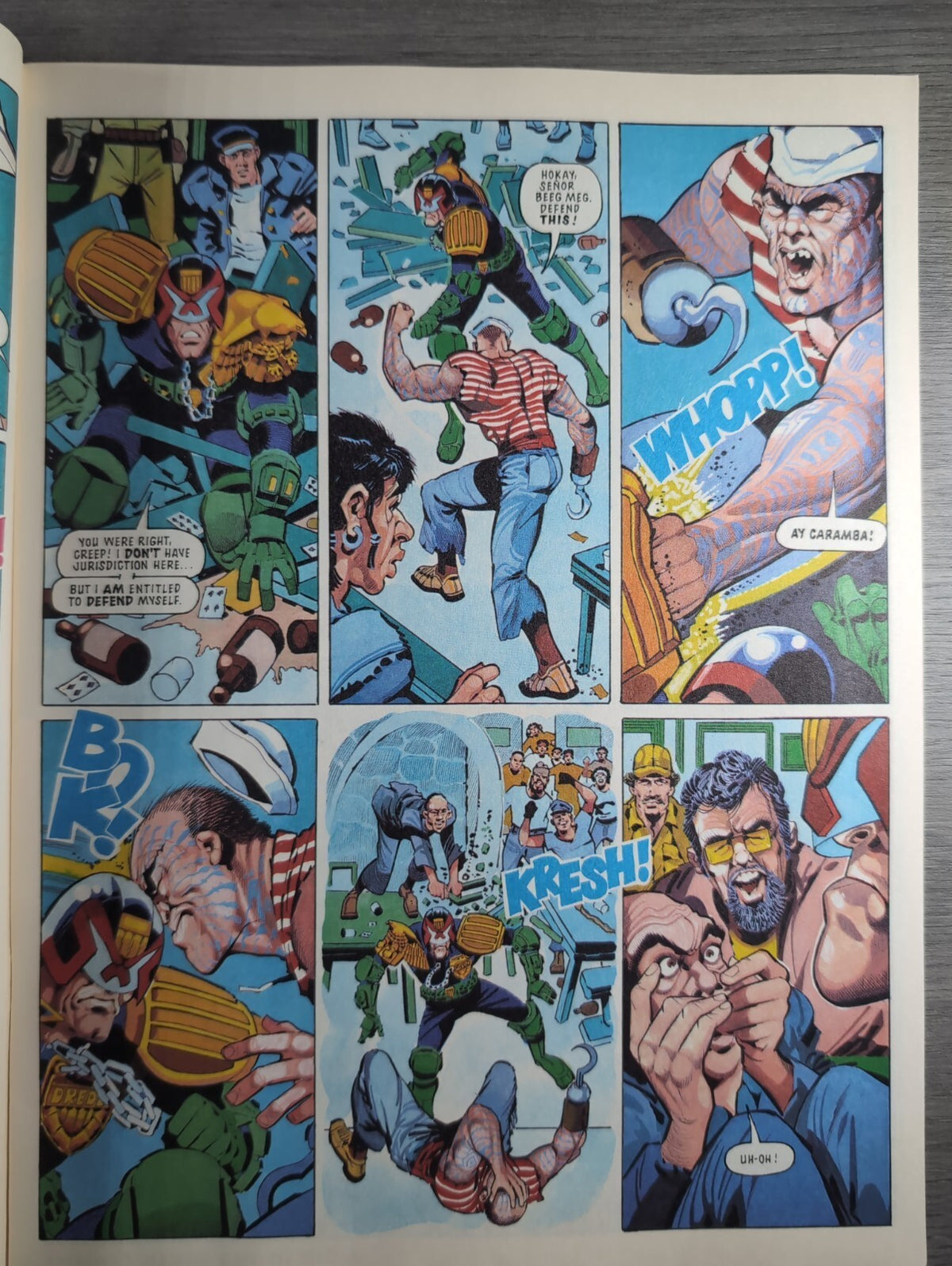 2000AD Prog 874 Featuring Judge Dredd Comic 11th Feb 1994 Including Poster