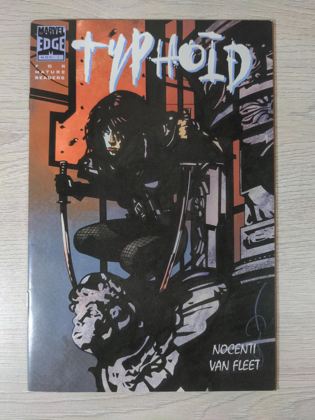 Marvel Edge Comics Typhoid #1 November 1995 Nocenti Van Fleet Vintage Comic - Retrorama UK
