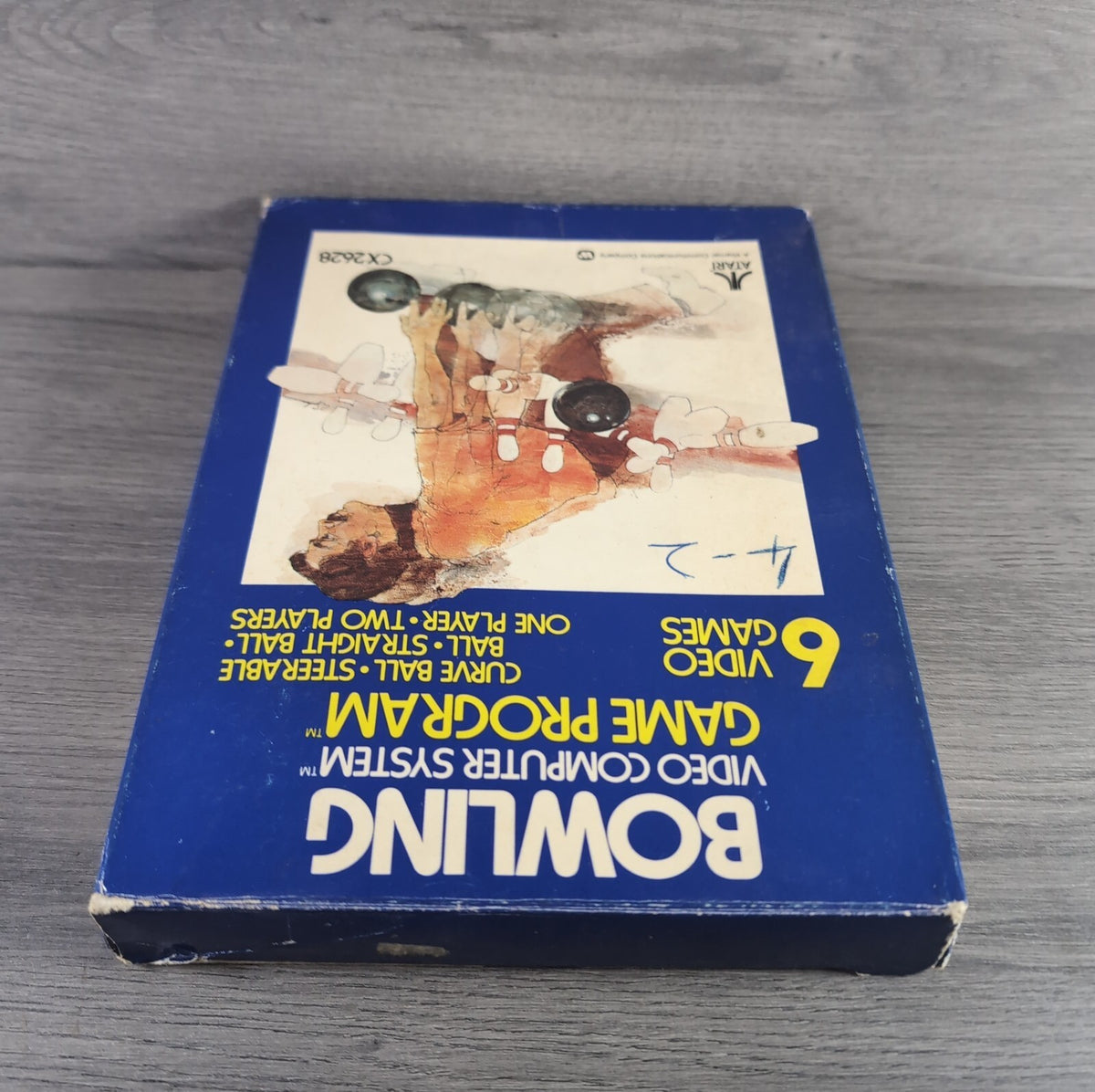 Bowling Atari 2600 Game CX2628 Cartridge & Manual Boxed CIB Tested & Working