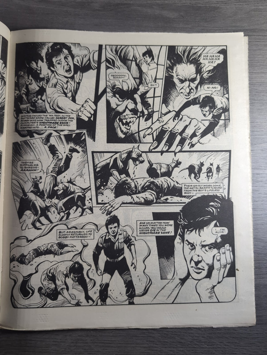 Eagle Comic Issue No. 206 1st March 1988 Vintage Retro UK Comic