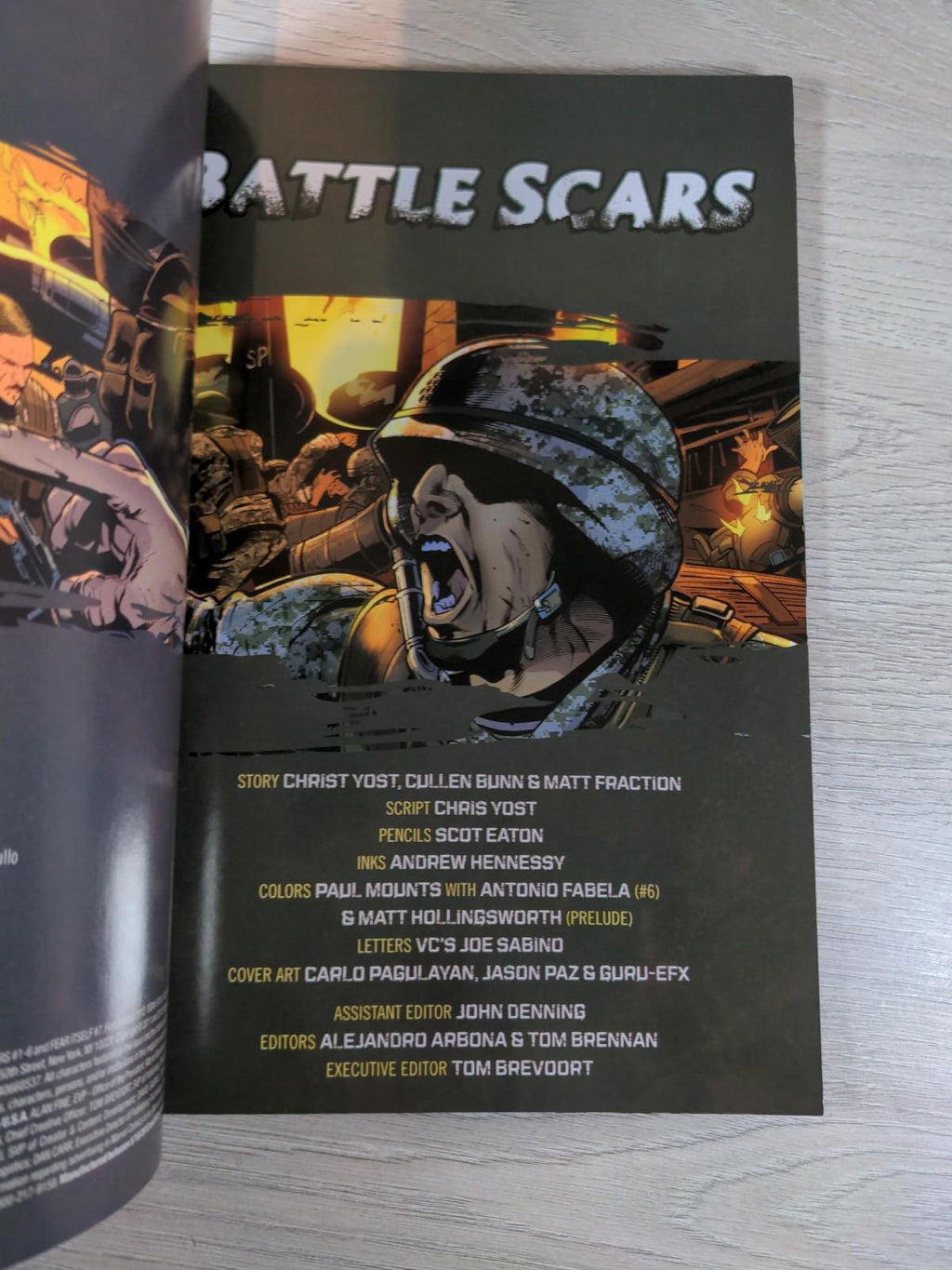 Marvel Comics Battle Scars Graphic Novel Yost Fraction Paperback 2012 - Retrorama UK